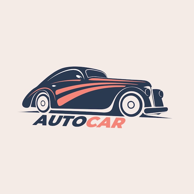 Vektor auto-auto-garage-premium-konzept-logo-design