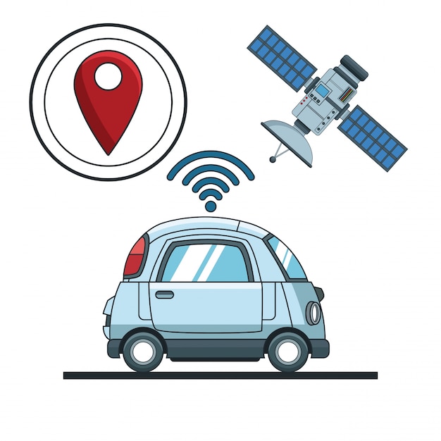 Auto-GPS-Tracker-Technologie