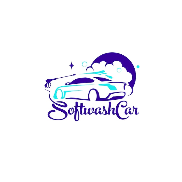 Vektor auto-softwash-logo