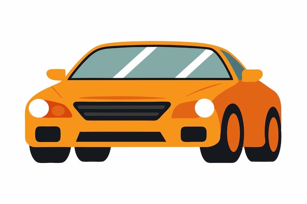 Auto-Vektor-Illustration auf weißem Hintergrund