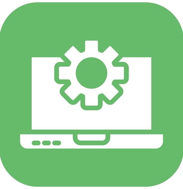 Automation-Vektor-Ikonen-Illustration des Ikonensets von Business Analytics