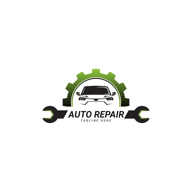 Vektor autoreparatur-autoservice-logo