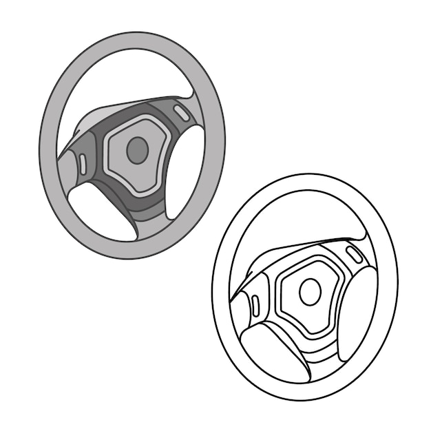 Vektor autoteile symbole isometrischer vektor
