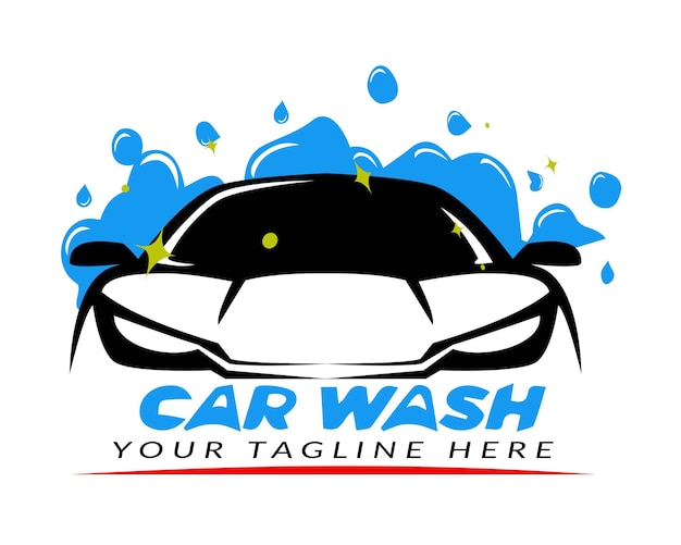 Autowasch-Logo-Silhouette-Vektor