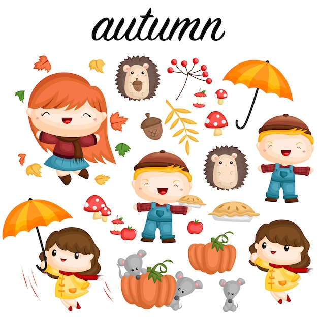 Autumn image set