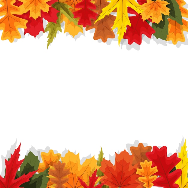 Autumn Natural Leaves Background