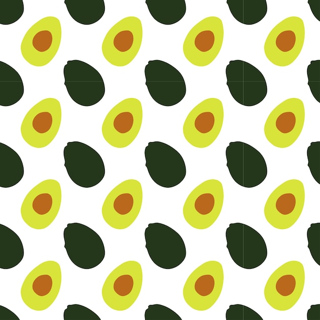 Avocado-flacher design-vektor