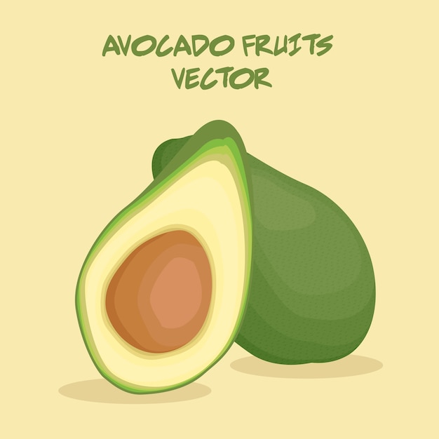 Vektor avocado