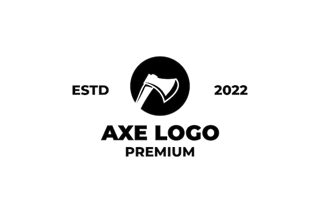 Axt-Logo-Design-Vektor-Vorlage-Illustration