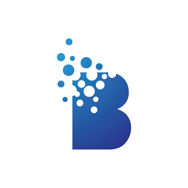 B-buchstabe-pixel-logo