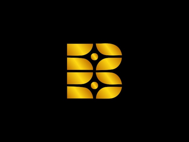 Vektor b logo-design