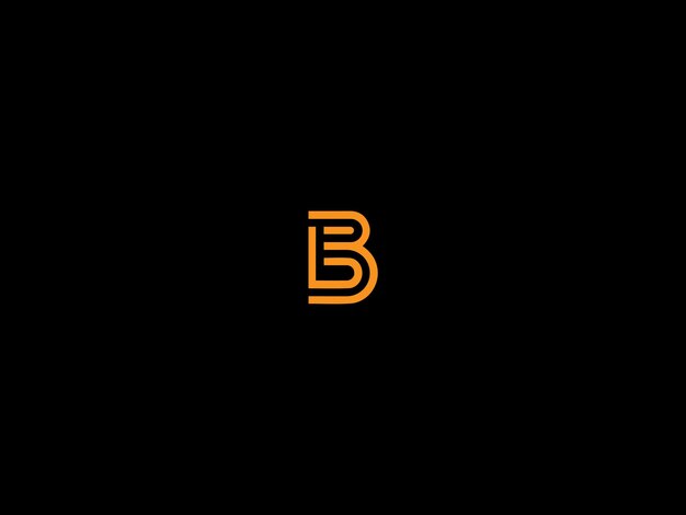 Vektor b logo-design