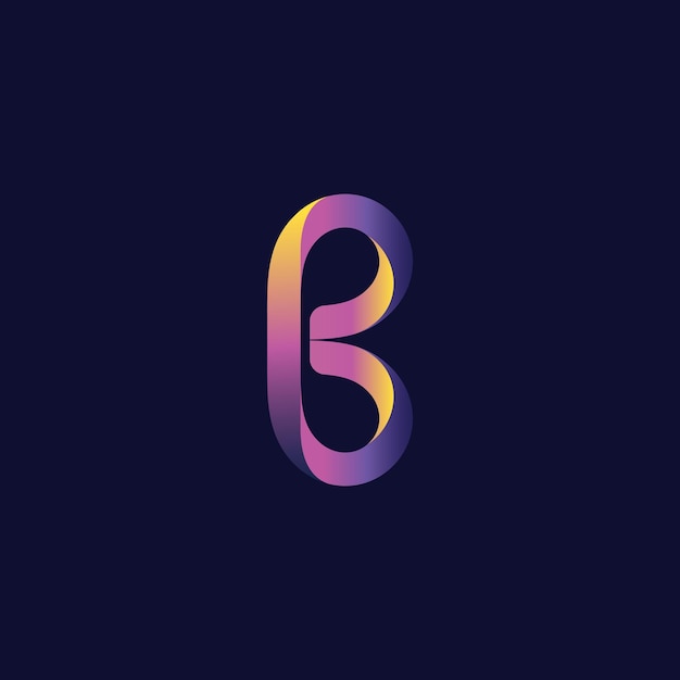 B modernes logo-icon-design