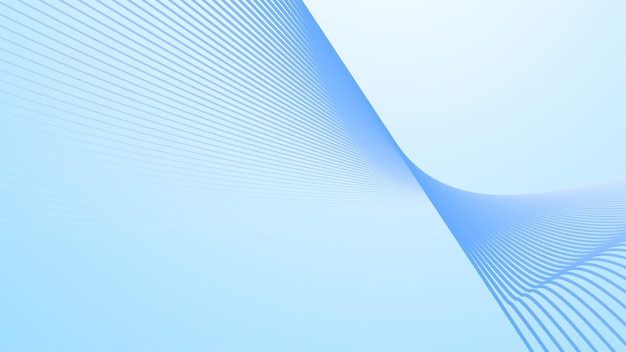 Baby-Blau-Gradient mit kurvenförmiger Abstrakt-Hintergrund als Hintergrund
