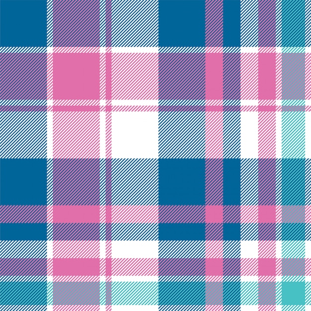 Baby blau rosa pastellfarbe plaid nahtloses muster ..