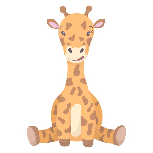 Baby Giraffe Cartoon Tier