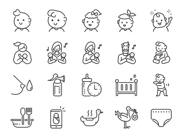 Baby-icon-set.