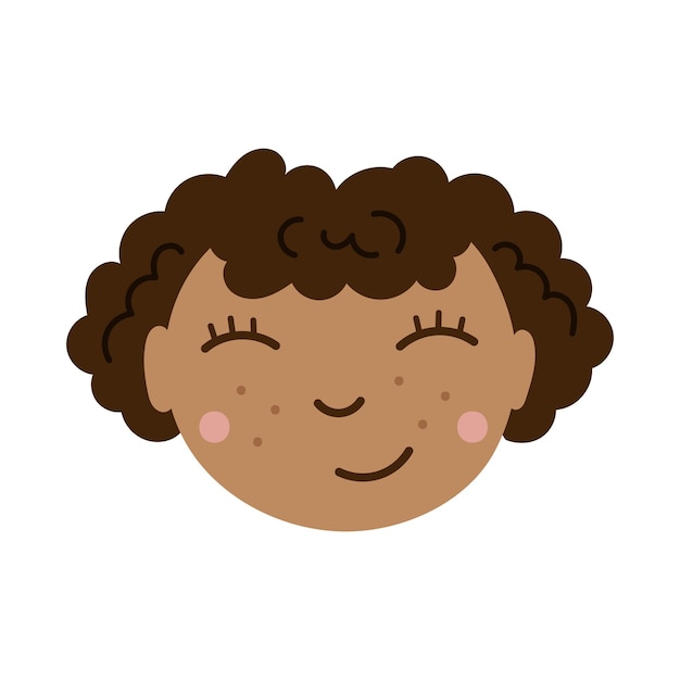 Baby mädchen gesicht icon-design. vektor-illustration.