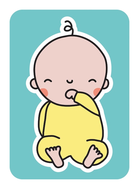 Baby-vektor-illustration
