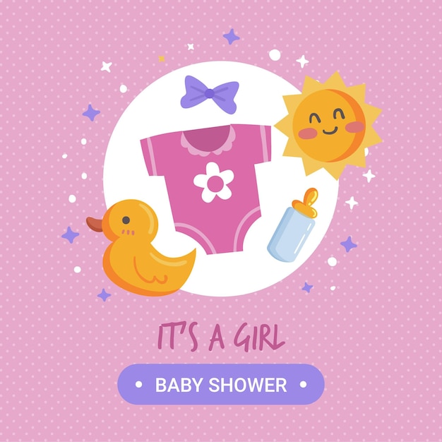 Babyparty-Mädchen-Konzept