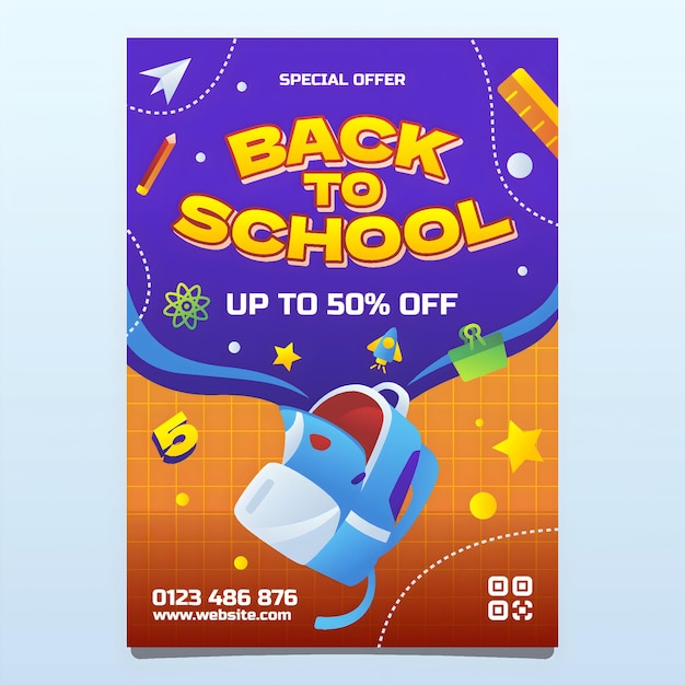 Back to School Special Offer Advertisement