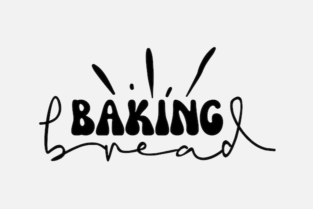 Vektor backen-svg-design