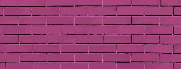 Backwall aus Ziegelsteinen, lila Hintergrund mit textiertem rustikalen Stil, Backward-Vektor mit Ziegelstein-Textur