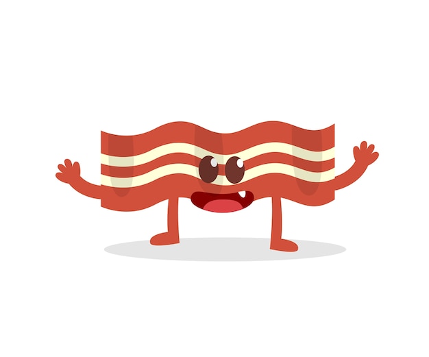 Bacon charakter design.