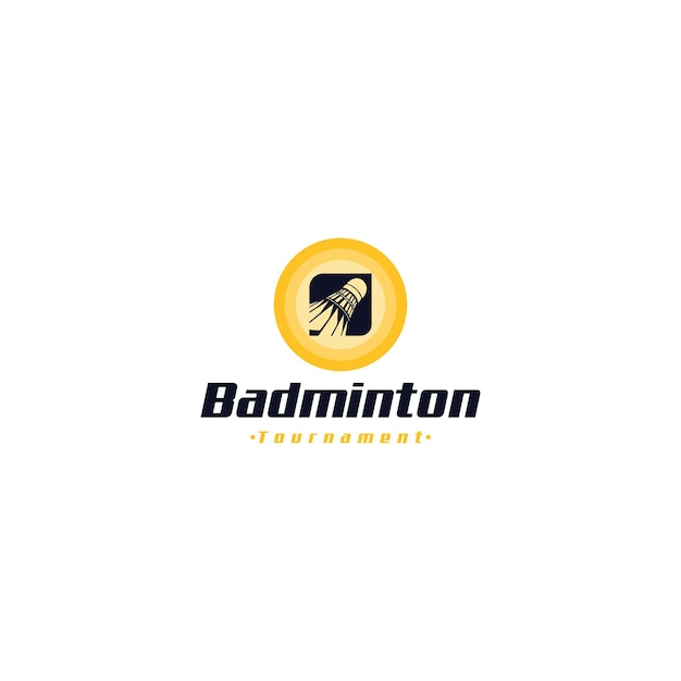 Badminton-turnier-logo-design-illustration