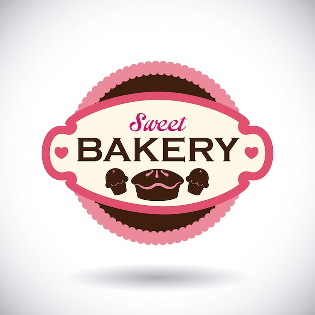 Vektor bäckerei-design