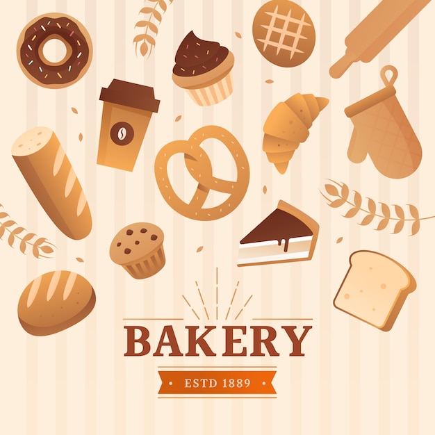 Bäckerei illustration