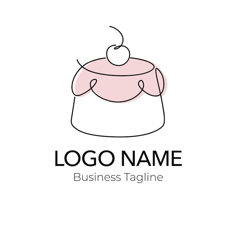 Vektor bäckerei kuchen logo design geschäftsvorlage sammlung