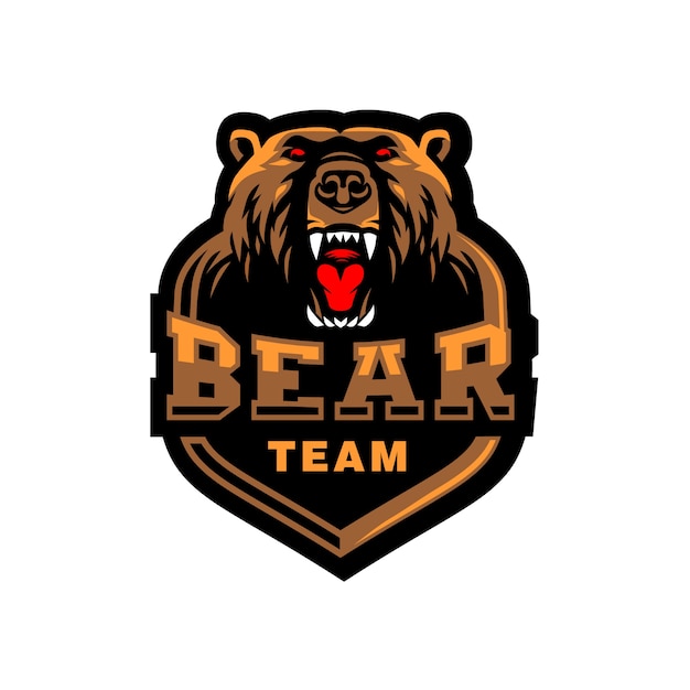 Bär team abzeichen logo