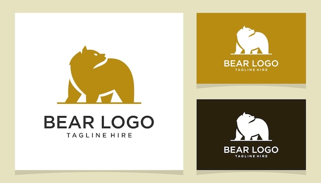 Bären-Logo-Icon-Designs