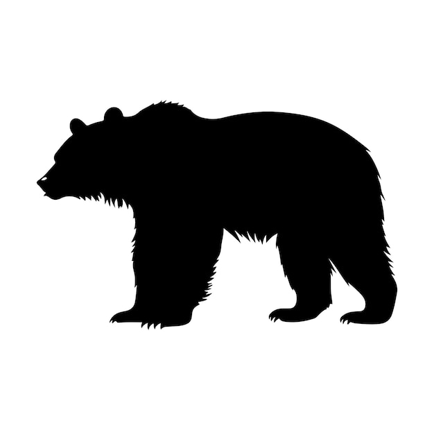 Vektor bären-silhouette-vektor