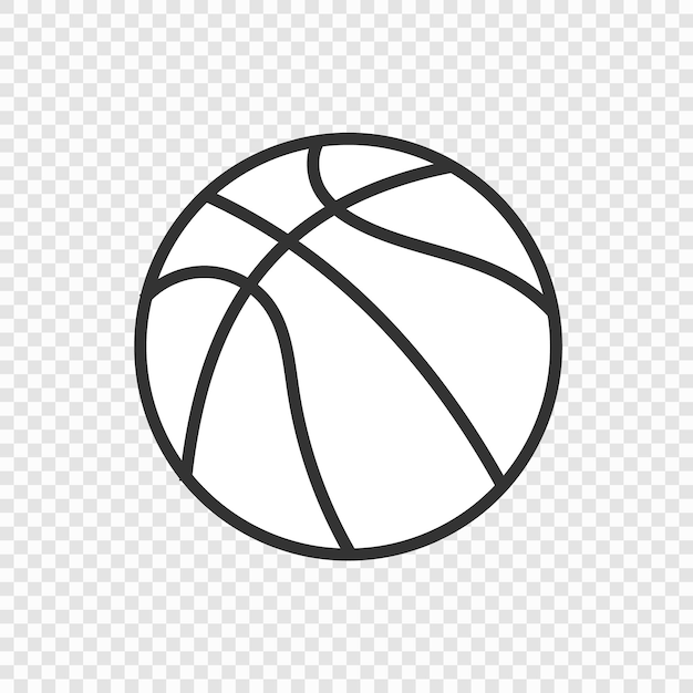 Ball-symbol isolierte vektorillustration