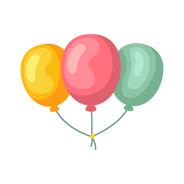 Ballon-Ikonentwurf Vektorentwurf
