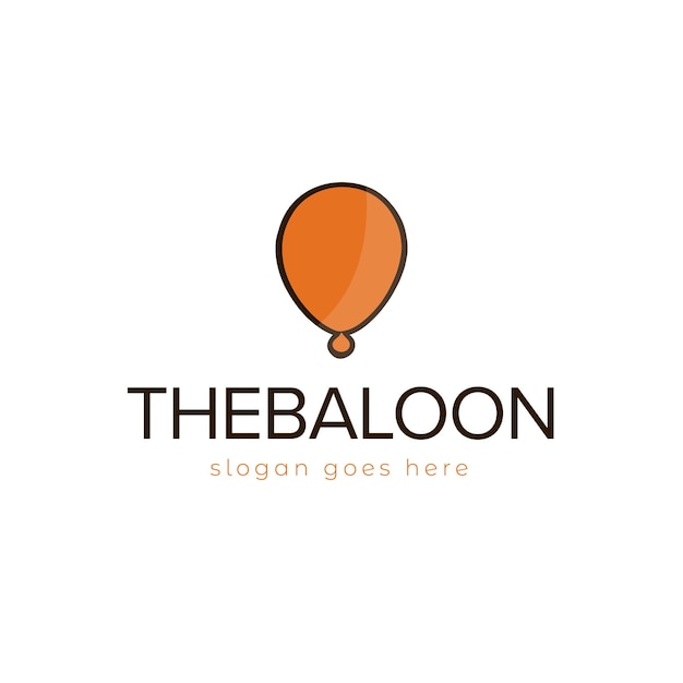 Ballon-Vektor-Logo-Design