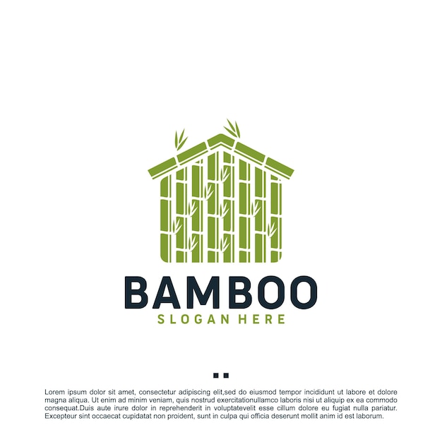 Bambushaus, gesundheit, logo-design-inspiration