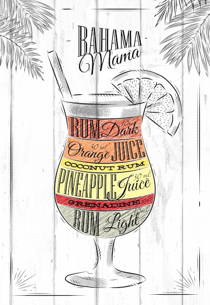 Banama mama cocktail