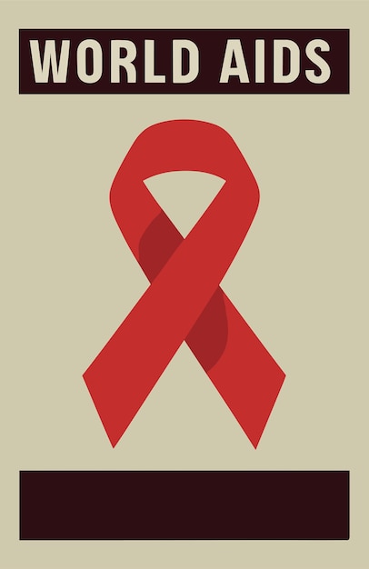 Band zum Welt-Aids-Tag zur Feier des Tages