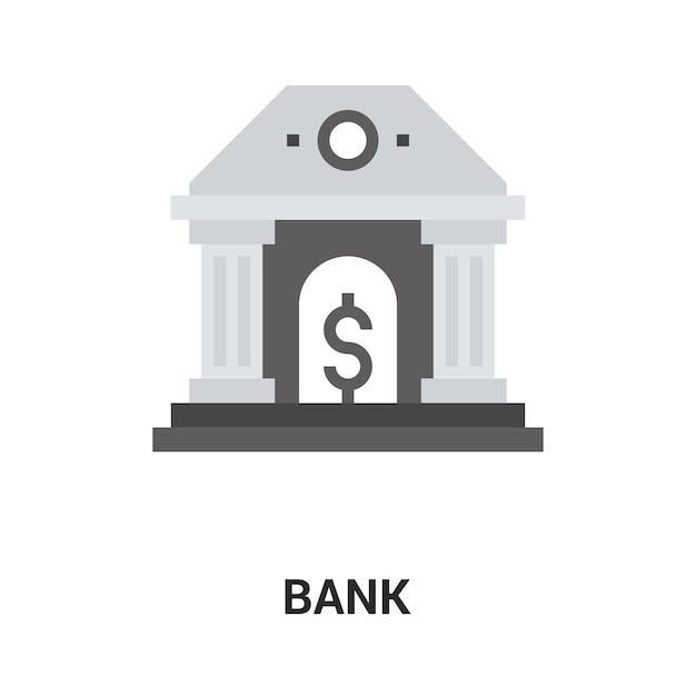 Bank-icon-konzept