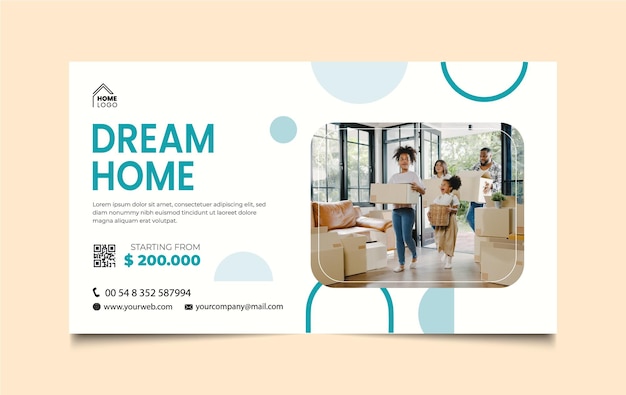 Banner-Design für Immobilien