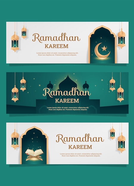 Banner-Design für Ramadan Kareem