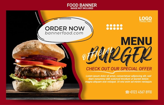 Banner-Food-Social-Media-Vorlage