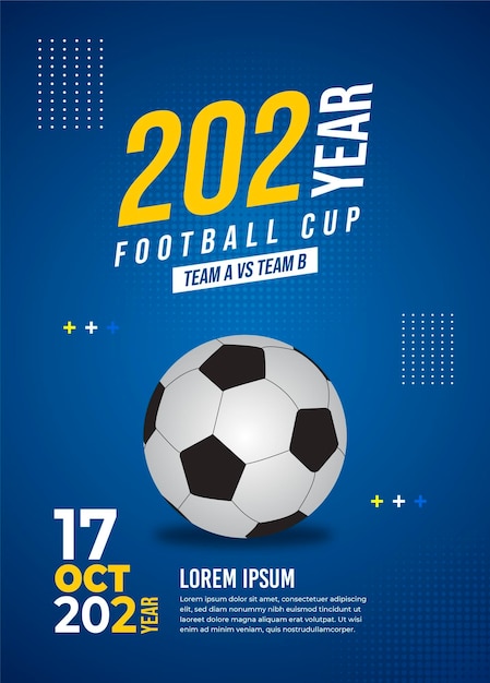 Banner für den Fußballspieltag