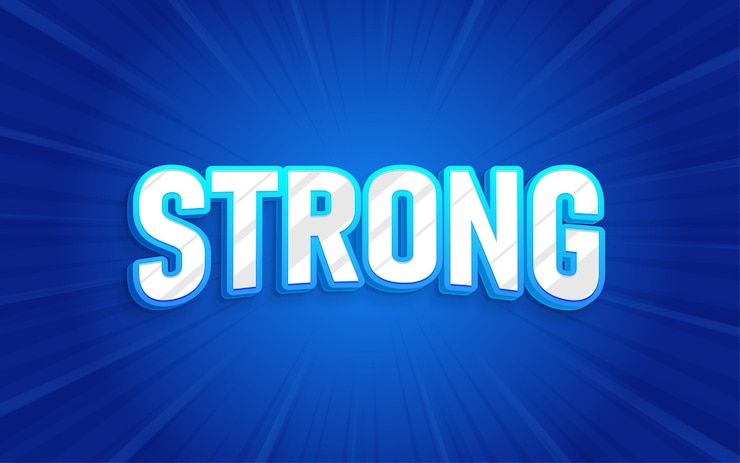 Vektor banner mit bearbeitbarem 3d-text-effekt