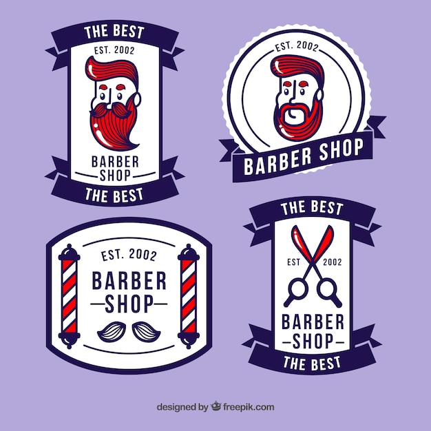 Barber-logo-kollektion