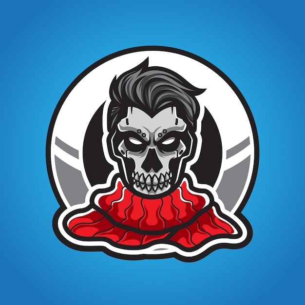 Barbershop e sport mascot logo