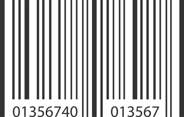 Vektor barcode-symbol